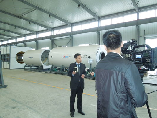 High Quality And Efficent White Pre insulated Pipe Extrusion/ Tube Extruding Production Line