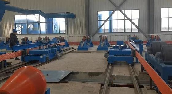 Preinsulated Pipe Making Machine For PU Spraying PE Film Wrapping 2 Step Method