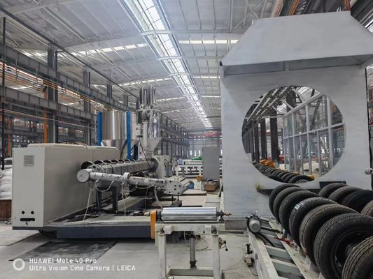 Continuous Line PU Sprayed Foam HDPE Winding Preinsulation Pipe Continuous Production Line