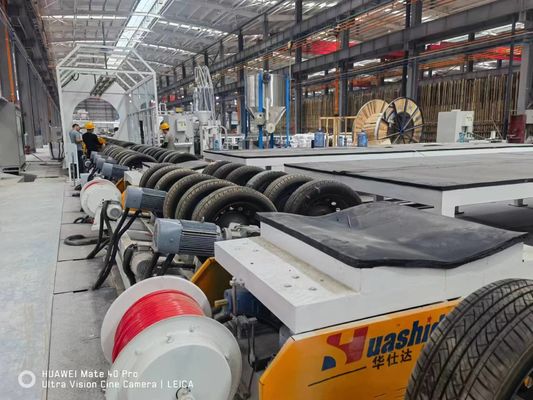 Polyurethane Spraying Polyethylene Winding Prefabricated Direct Buried Insulated Pipe Making Machine
