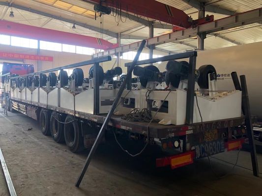 PUR Spraying Foam PE Wrapping Preinsulated Pipe Machinery Black High Automatic
