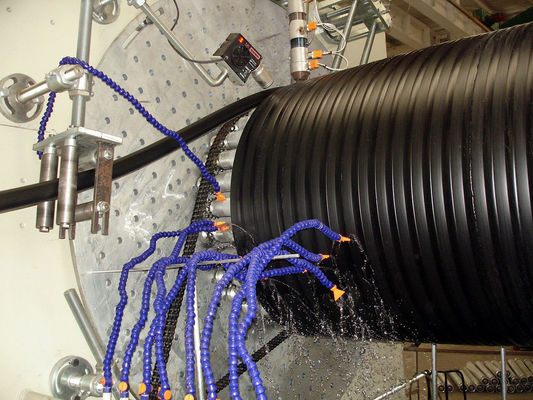 Линия экструзирования HDPE-спиральной ветровой дренажной трубы