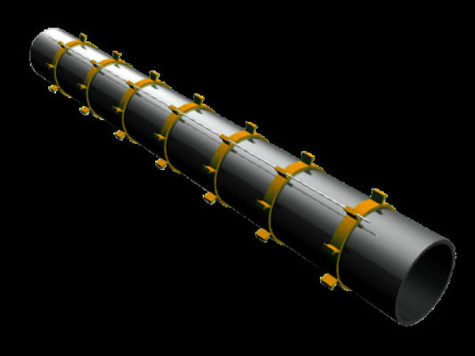 3lpe покрытие трубопровода полевые соединения 60/80c перекрестно связанный антикоррозионный тепловой сжатый рукав