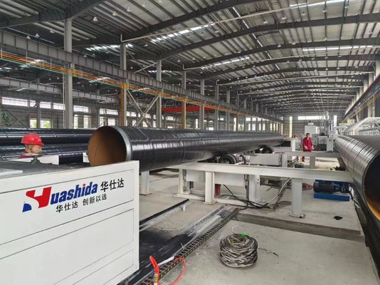 Three Layer / 3lpp Steel Pipe / Tube Anti Corrosion Coating Processing Machine