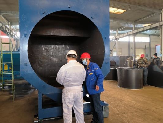 Steel Pipe Bend Elbow Derusting 3PE 3lpe Vus Anticorrosion Coating Line