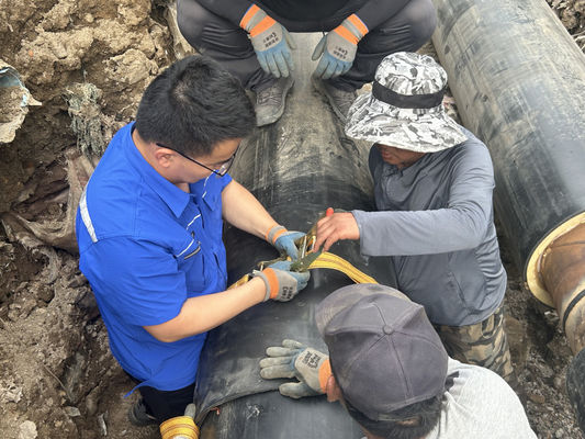 HDPE Corrugated Pipeline Joint Heat Shrink Sleeve Wrapping Sleeve