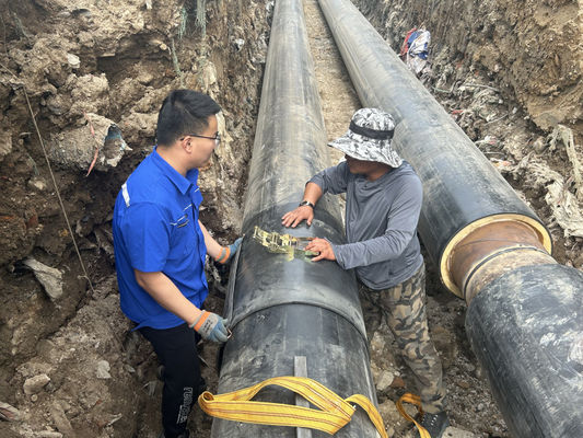 Pre Insulation Pipe Joints Corrosion Protection HDPE Heat Shrinkable Sleeves