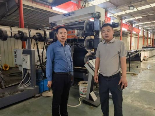 Polyethylene Plastic Sheet Extrusion Production Line PE Plastic Sheet Making Machine