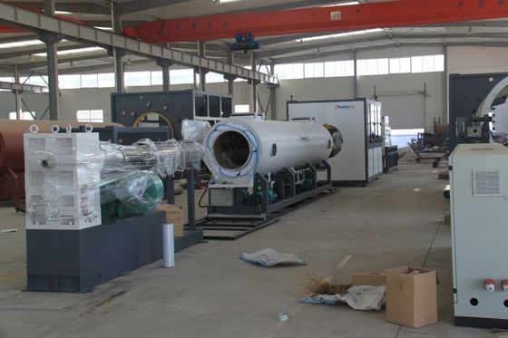 HDPE Jacket Extrusion Line For PU Foaming Pre Insulated Pipe