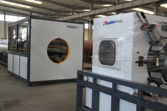 HDPE Jacket Extrusion Line For PU Foaming Pre Insulated Pipe
