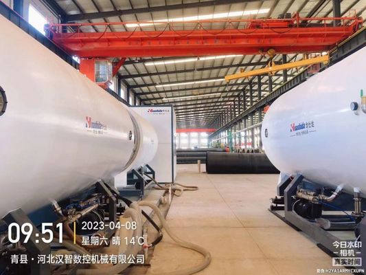Polyurethane Foam Pre Insulated Pipe Production Line Oil Gas Pipeline Production