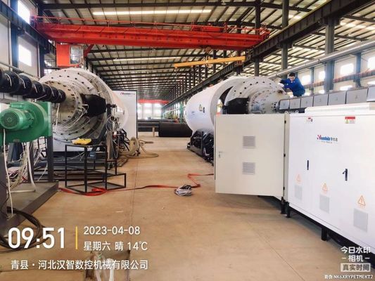 PE Insulation Outer Protective Jacket Pipe Machine Solid And Durable