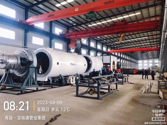 PE Insulation Pipe Extrusion Line Pe Jacket Pipe Making Machine