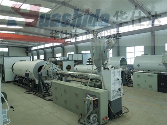 Screw 120mm Diameter Insulated Foaming Pipe Production Line Low Carbon