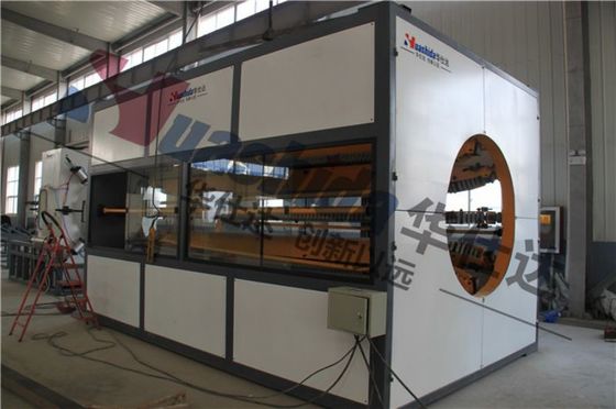 Single-screw Pre-Insulated Pipe Production Line with Vacuum and Water Spraying Cooling for 110-2200mm HDPE Jacket Pipes