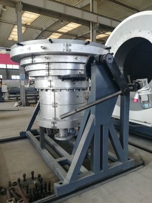 Single-screw Pre-Insulated Pipe Production Line with Vacuum and Water Spraying Cooling for 110-2200mm HDPE Jacket Pipes