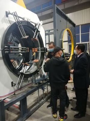 110-600mm Flexible Pre-Insulated Pipe Line Automatic Unloading High Safety