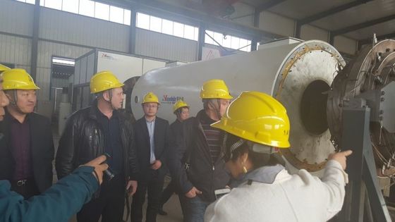 HDPE Large Caliber Hollow Wall Twist Pipe Extrusion Line Water Pipes Production Line