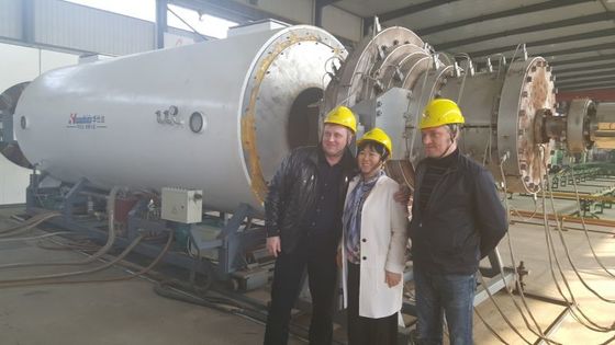 HDPE Plastic Pipe Production Line For Large Corrugated Pipe Making PPR Pipe Production Line