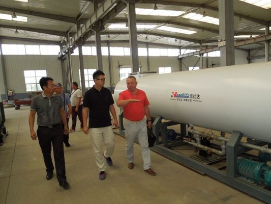 High Output Capacity Single Screw Extruder HDPE Solid Wall Water Supply Pipe Production Line Up To 630mm