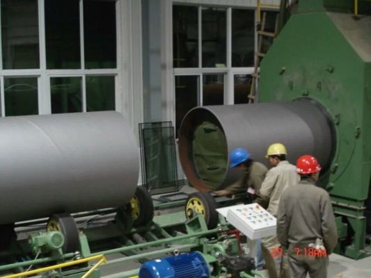 3PE Anti Corrosion Pipe Machine Shot Blasting Line For Pipes High Safety