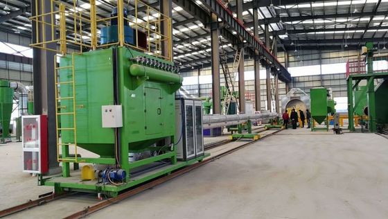 internal Pipe Blasting Equipment Line Of Production For PE Pipe Coating Tapes High Strength