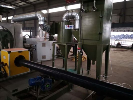 Linha de revestimento de tubos de aço epóxi ligados por fusão, máquina de pulverização eletrostática