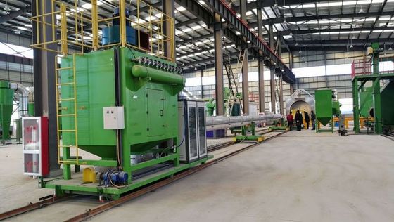 3LPE Coating Machine Steel Pipe Shot Blasting Machine Solid And Durable
