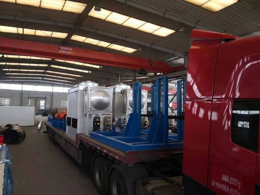 Large Diamete 3lpe Coating And FBE Internal Coating Machine For Steel Spiral Pipes