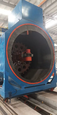 Large Diamete 3lpe Coating And FBE Internal Coating Machine For Steel Spiral Pipes