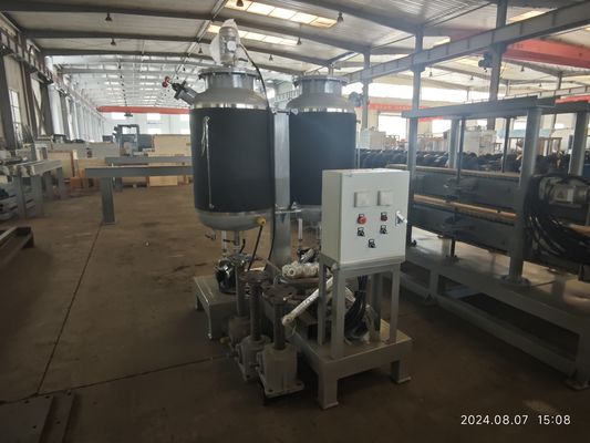 Preinsulated Pipe Making Machine For PU Spraying PE Film Wrapping 2 Step Method