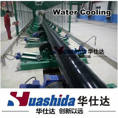 Steel Pipe Anti Corrosion Process Liquid Epoxy Spraying Coating And 3 Layer HDPE Coating Process
