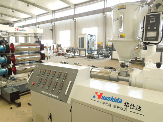 750-800mm Radiation Cross-Linked Polyethylene Heat Shrink Metal Reinforced Tape Production Machine 