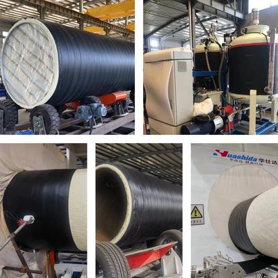 Durable PU Spray Foam Insulated Pipe with PE Coating for Industrial Use