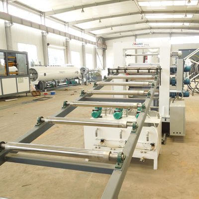 PE Plastic Sheet Extrusion Line with Single Screw Extrusion for 3-16mm Thickness and 1300mm Width