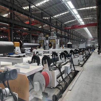 Polyurethane Spray Foam Pre-insulated Steel Pipe Production Line