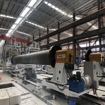 Linea di produzione di tubi pre-isolati in acciaio inossidabile ad alta pressione a controllo automatico PLC con avvolgimento PE