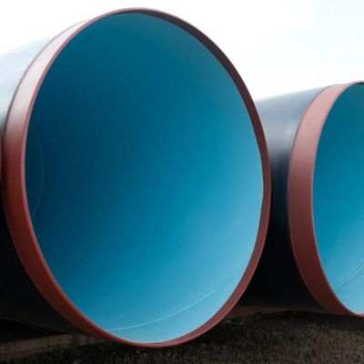 Steel Pipe Inner Sand Blasting/Shot Blasting Process Fusion Bonding Epoxy Coating and Outer 3lpe Coating Line