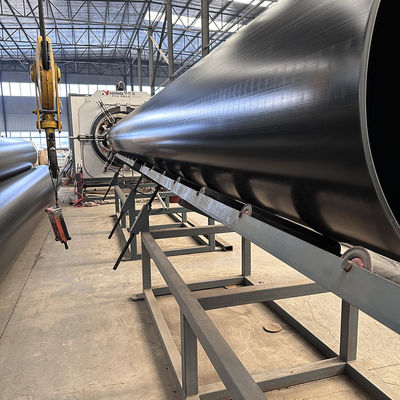 Pre-Insulated Pipe Production Line with HDPE Jacket and PU Foaming for Customizable Size and Vacuum Cooling in 110-1870 mm Diameter Range