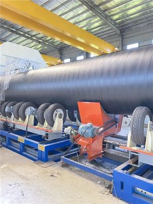 PE Outer Casing Foam Thermal Insulation Steel Pipe Coated by Spray Winding for Long-Lasting Insulation