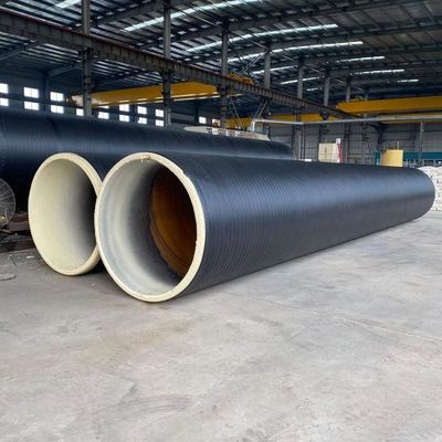 Medium Temperature and Coating Production Line Polyurethane Spraying Foam Preinsulated Steel Pipe Making Machine