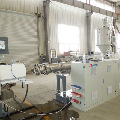 Single Screw Extruder HDPE Pipe Extrusion Line for High Outer Pressure Resistance and Water-Cooling Force Feeding System