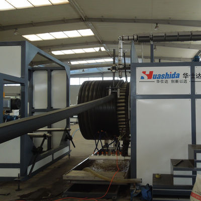 HDPE Hollow Wall Corrugated Pipe Spiral Pipe Extrusion Line