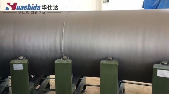 Pre-Insulated Pipe  Anti Corrosion Process Liquid Epoxy Spraying Coating And 3 Layer HDPE Coating Process /Pipe Making line