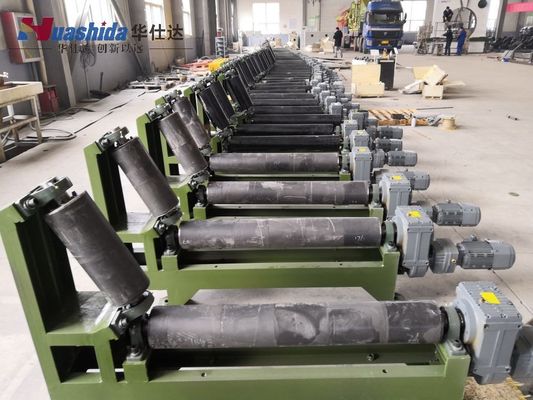 Pre-Insulated Pipe  Anti Corrosion Process Liquid Epoxy Spraying Coating And 3 Layer HDPE Coating Process /Pipe Making line