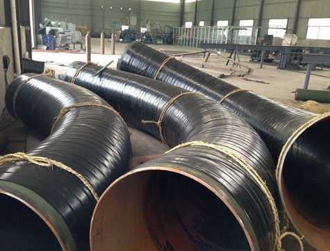 Pre-Insulated Pipe  Anti Corrosion Process Liquid Epoxy Spraying Coating And 3 Layer HDPE Coating Process /Pipe Making line