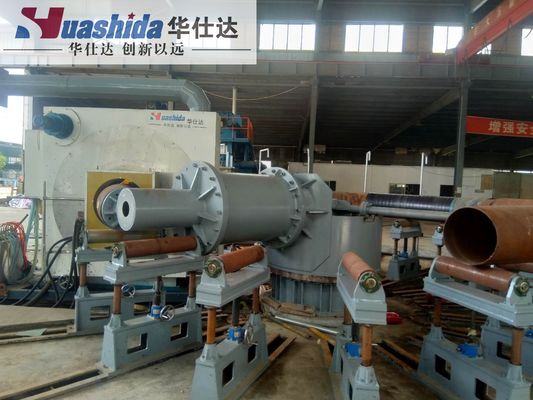 Pre-Insulated Pipe  Anti Corrosion Process Liquid Epoxy Spraying Coating And 3 Layer HDPE Coating Process /Pipe Making line