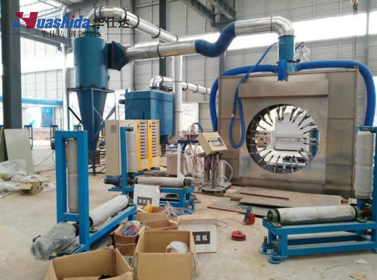 Pre-Insulated Pipe  Anti Corrosion Process Liquid Epoxy Spraying Coating And 3 Layer HDPE Coating Process /Pipe Making line