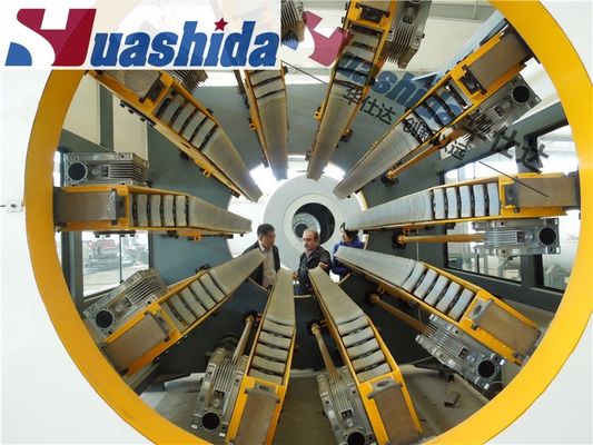 HUASHIDA 110-2000mm Plastic HDPE Thin Wall Casing Case Shell Jacket Pipe Making Machine