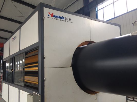 HUASHIDA 110-2000mm Plastic HDPE Thin Wall Casing Case Shell Jacket Pipe Making Machine
